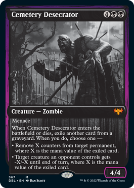 Cemetery Desecrator [Innistrad: Double Feature] | L.A. Mood Comics and Games