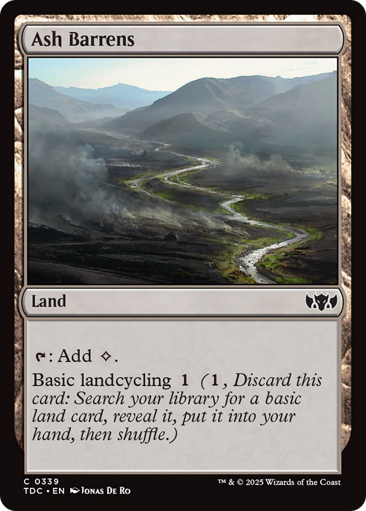 Ash Barrens [Tarkir: Dragonstorm Commander] | L.A. Mood Comics and Games