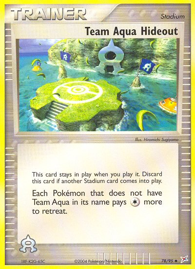 Team Aqua Hideout (78/95) [EX: Team Magma vs Team Aqua] | L.A. Mood Comics and Games