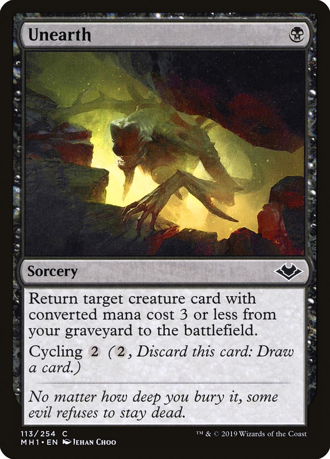 Unearth [Modern Horizons] | L.A. Mood Comics and Games