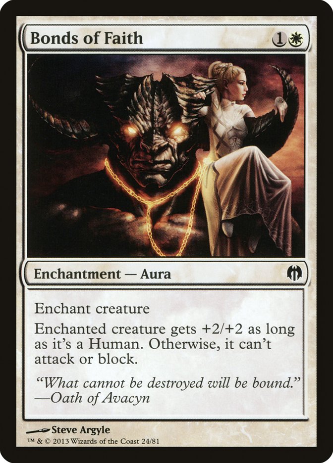 Bonds of Faith [Duel Decks: Heroes vs. Monsters] | L.A. Mood Comics and Games