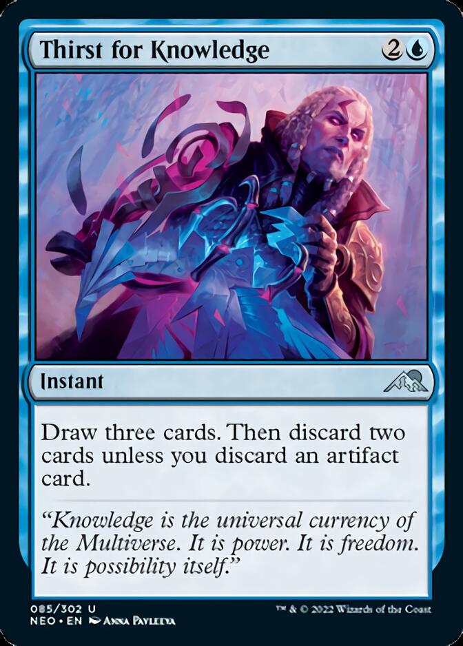 Thirst for Knowledge [Kamigawa: Neon Dynasty] | L.A. Mood Comics and Games
