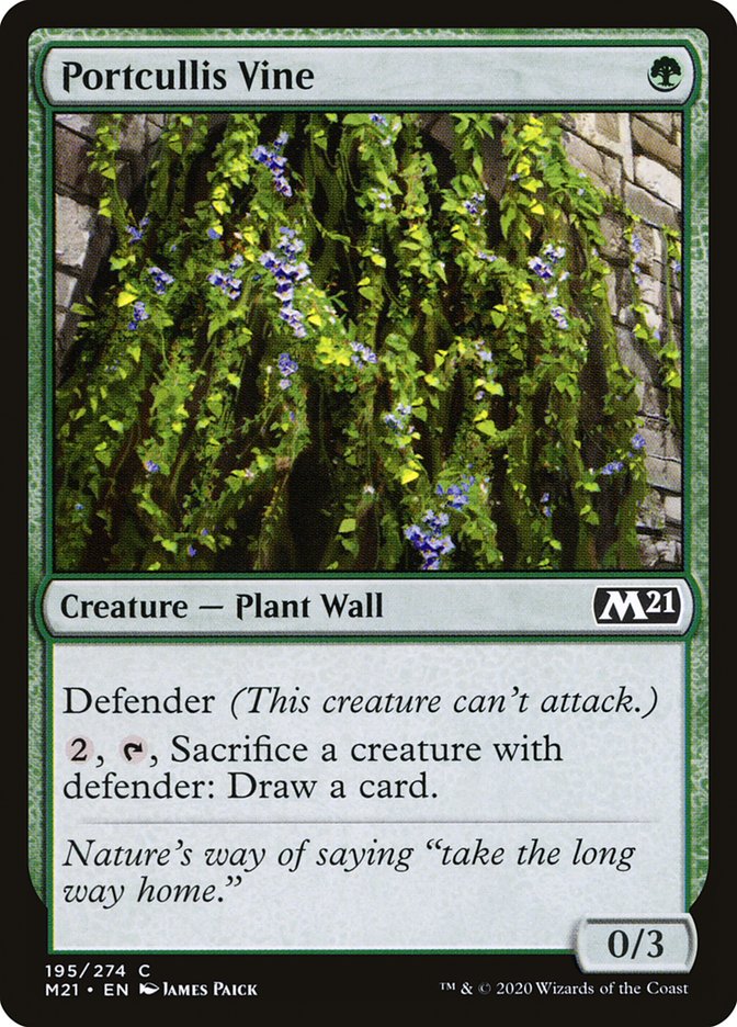 Portcullis Vine [Core Set 2021] | L.A. Mood Comics and Games