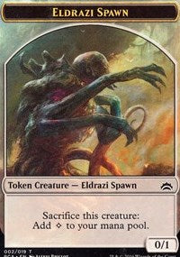 Eldrazi Spawn (002) // Eldrazi Double-Sided Token [Planechase Anthology Tokens] | L.A. Mood Comics and Games