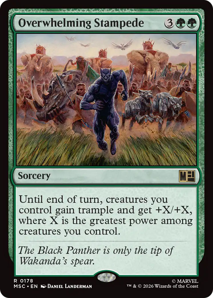 Overwhelming Stampede [Marvel Super Heroes Commander] | L.A. Mood Comics and Games