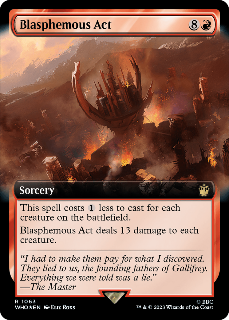 Blasphemous Act (Extended Art) (Surge Foil) [Doctor Who] | L.A. Mood Comics and Games