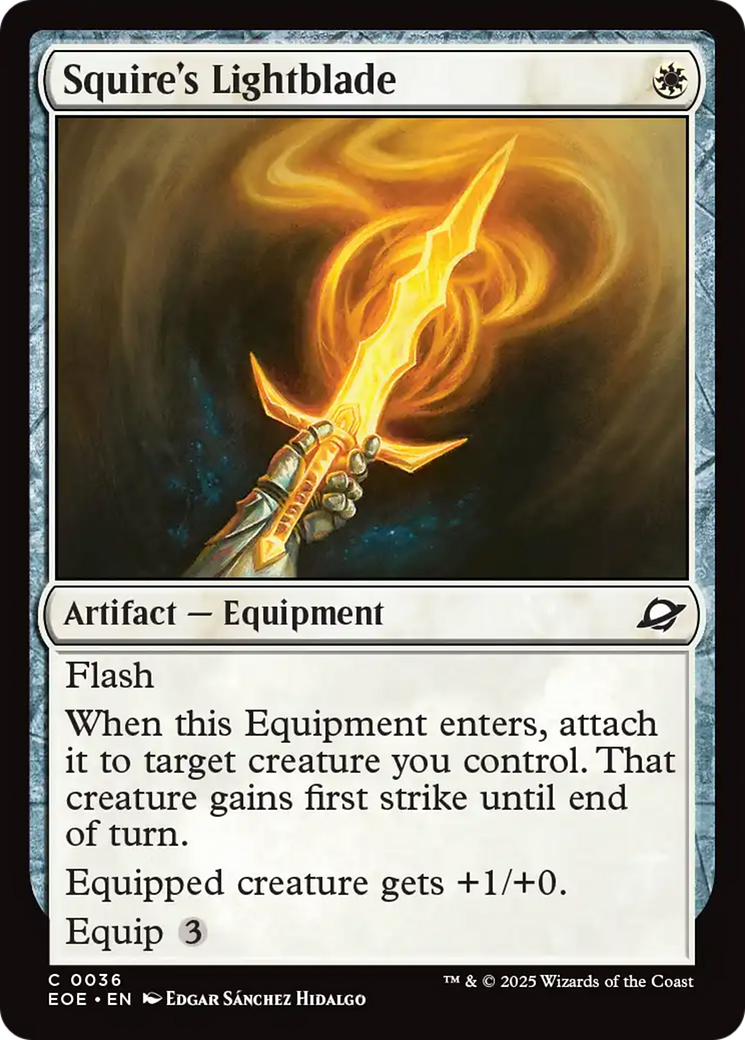 Squire's Lightblade [Edge of Eternities] | L.A. Mood Comics and Games