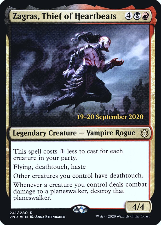 Zagras, Thief of Heartbeats [Zendikar Rising Prerelease Promos] | L.A. Mood Comics and Games