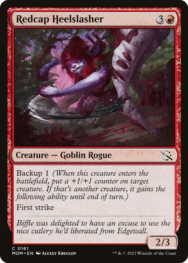 Redcap Heelslasher [March of the Machine] | L.A. Mood Comics and Games