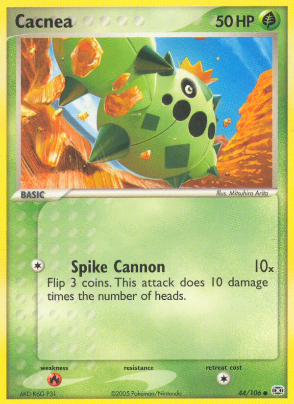 Cacnea (44/106) [EX: Emerald] | L.A. Mood Comics and Games