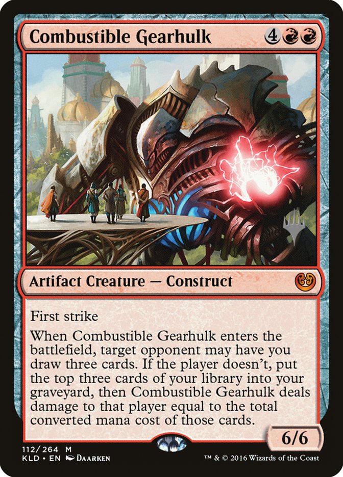 Combustible Gearhulk (Promo Pack) [Kaladesh Promos] | L.A. Mood Comics and Games