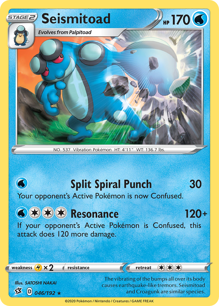 Seismitoad (046/192) [Sword & Shield: Rebel Clash] | L.A. Mood Comics and Games