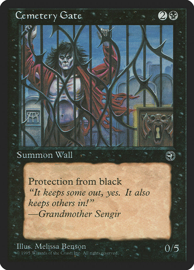 Cemetery Gate (Grandmother Sengir Flavor Text) [Homelands] | L.A. Mood Comics and Games