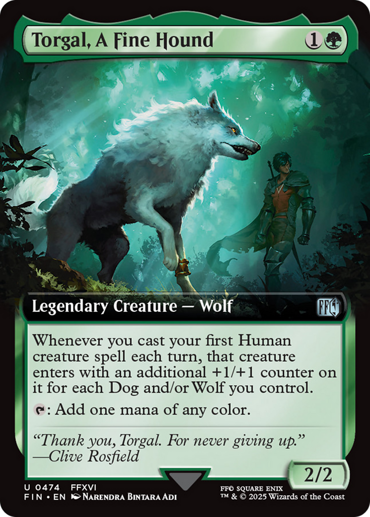 Torgal, A Fine Hound (Extended Art) [FINAL FANTASY] | L.A. Mood Comics and Games