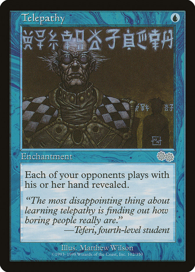 Telepathy [Urza's Saga] | L.A. Mood Comics and Games