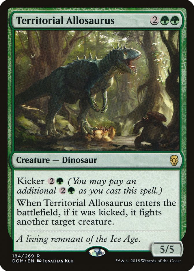 Territorial Allosaurus [Dominaria] | L.A. Mood Comics and Games