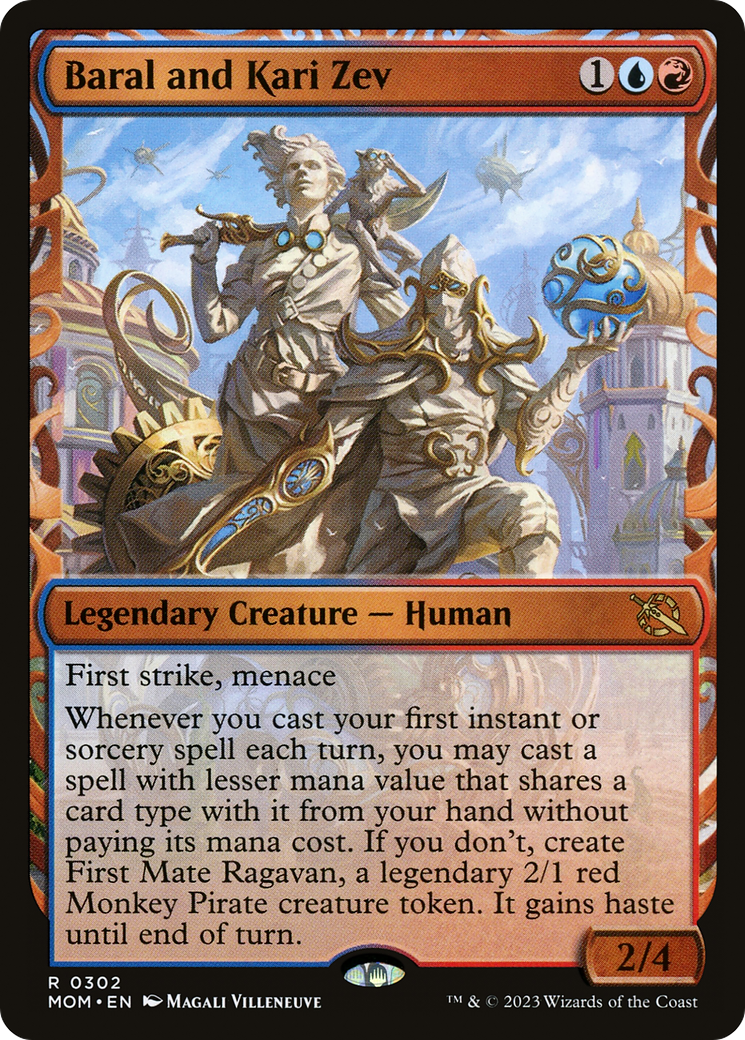 Baral and Kari Zev (Showcase Planar Booster Fun) [March of the Machine] | L.A. Mood Comics and Games