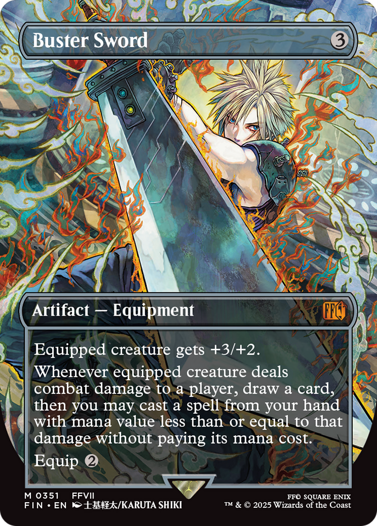 Buster Sword (Borderless) [FINAL FANTASY] | L.A. Mood Comics and Games