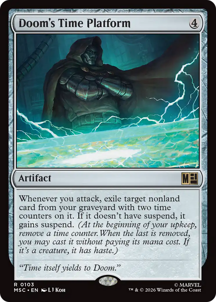 Doom's Time Platform (Surge Foil) [Marvel Super Heroes Commander] | L.A. Mood Comics and Games