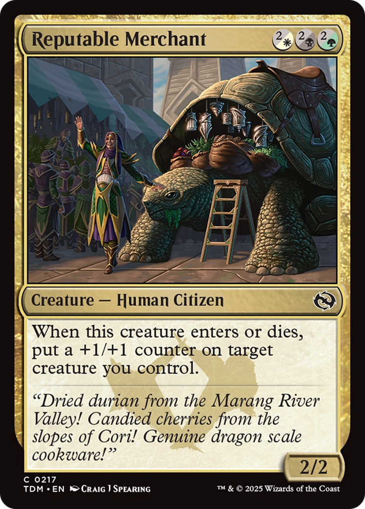 Reputable Merchant [Tarkir: Dragonstorm] | L.A. Mood Comics and Games