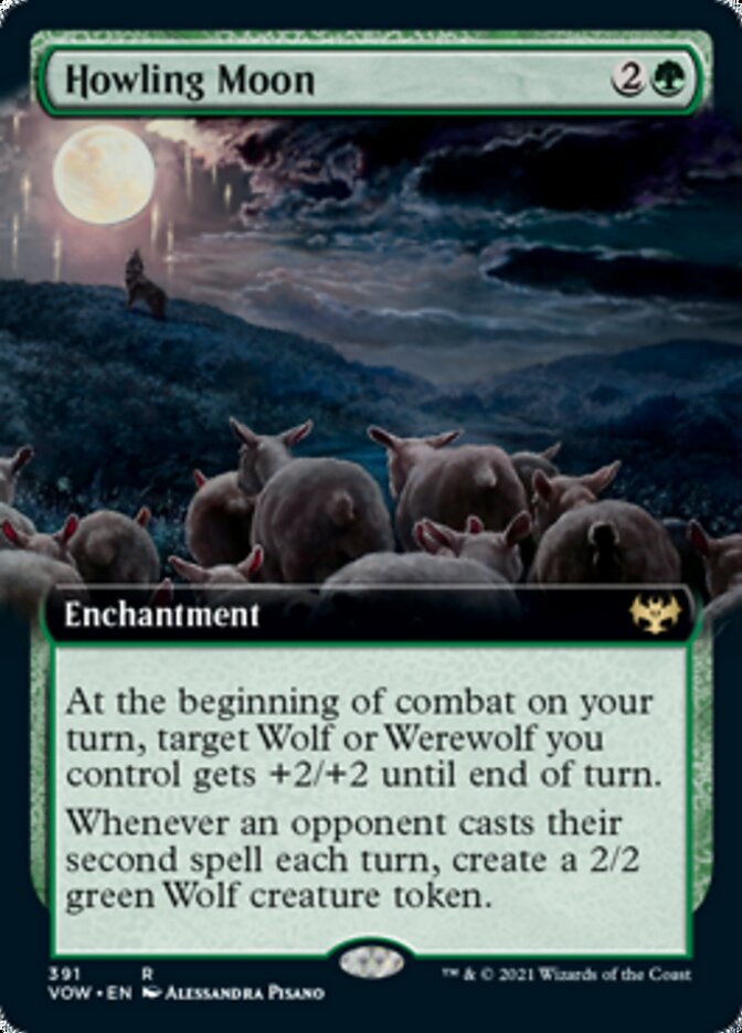 Howling Moon (Extended Art) [Innistrad: Crimson Vow] | L.A. Mood Comics and Games