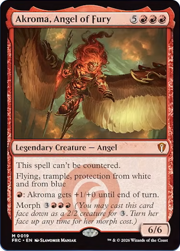 Akroma, Angel of Fury [Reality Fracture Commander] | L.A. Mood Comics and Games