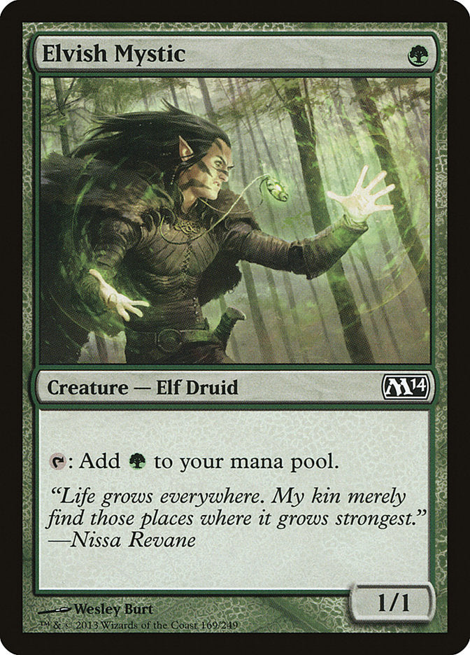 Elvish Mystic [Magic 2014] | L.A. Mood Comics and Games