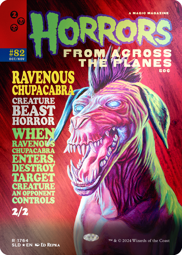 Ravenous Chupacabra (1764) (Rainbow Foil) [Secret Lair Drop Series] | L.A. Mood Comics and Games