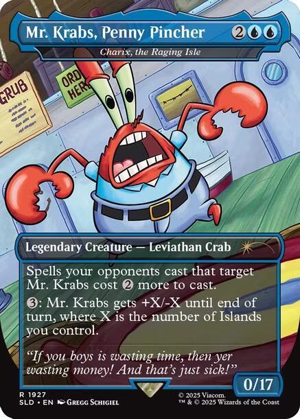 Mr. Krabs, Penny Pincher - Charix, the Raging Isle [Secret Lair Drop Series] | L.A. Mood Comics and Games