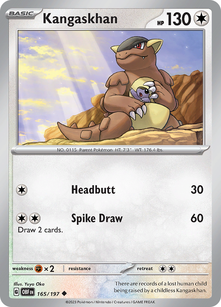 Kangaskhan (165/197) [Scarlet & Violet: Obsidian Flames] | L.A. Mood Comics and Games