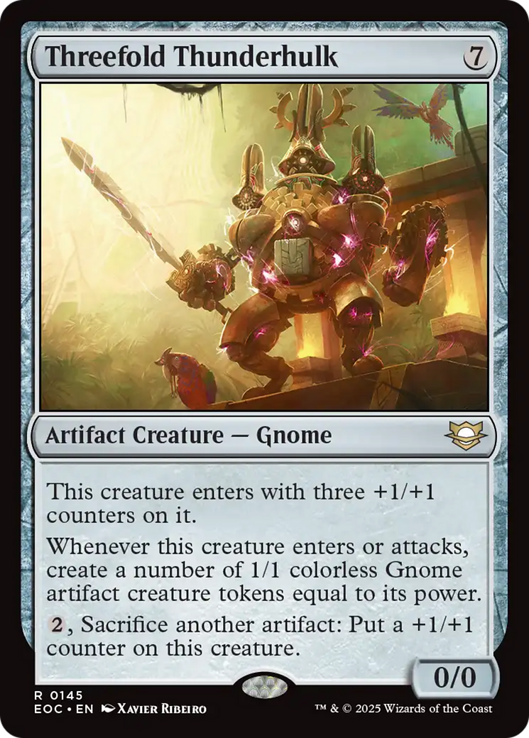 Threefold Thunderhulk [Edge of Eternities Commander] | L.A. Mood Comics and Games