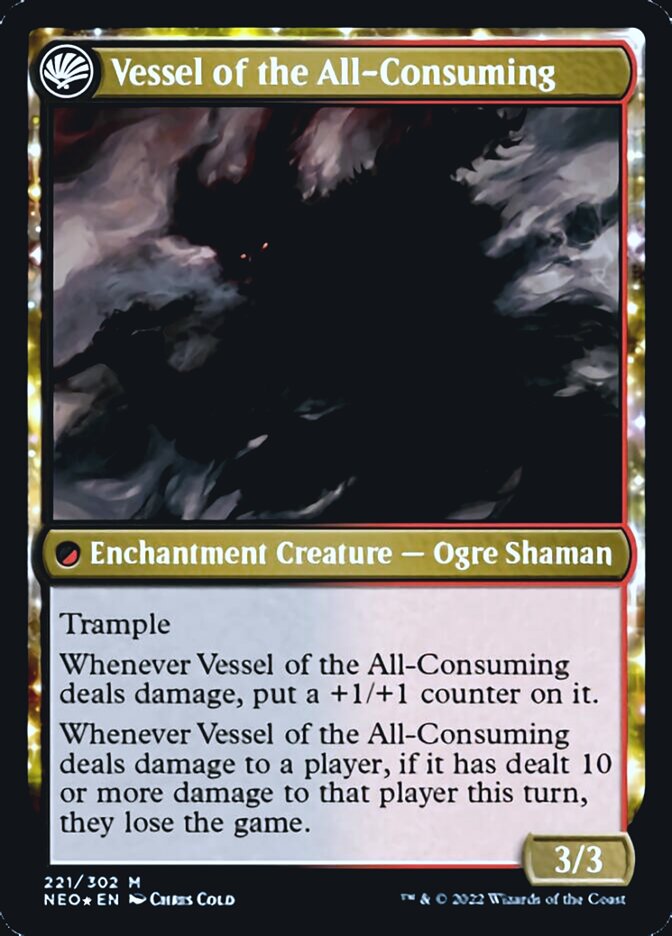 Hidetsugu Consumes All // Vessel of the All-Consuming [Kamigawa: Neon Dynasty Prerelease Promos] | L.A. Mood Comics and Games