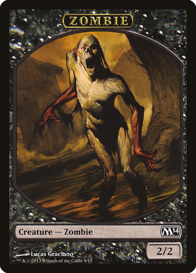 Zombie Token [Magic 2014 Tokens] | L.A. Mood Comics and Games