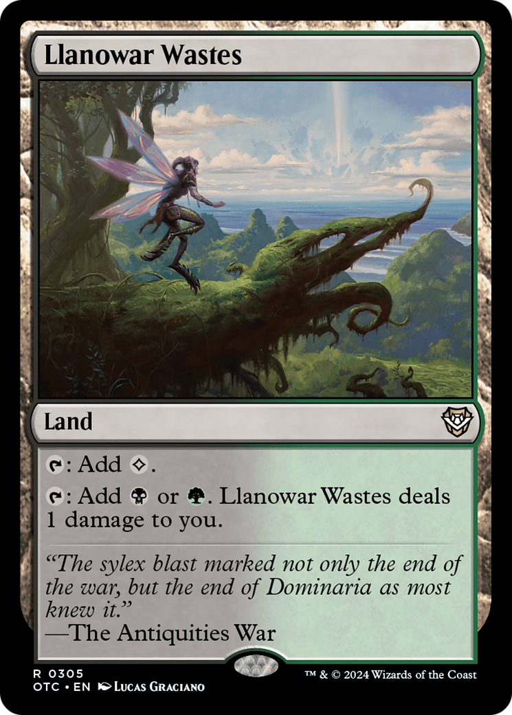 Llanowar Wastes [Outlaws of Thunder Junction Commander] | L.A. Mood Comics and Games