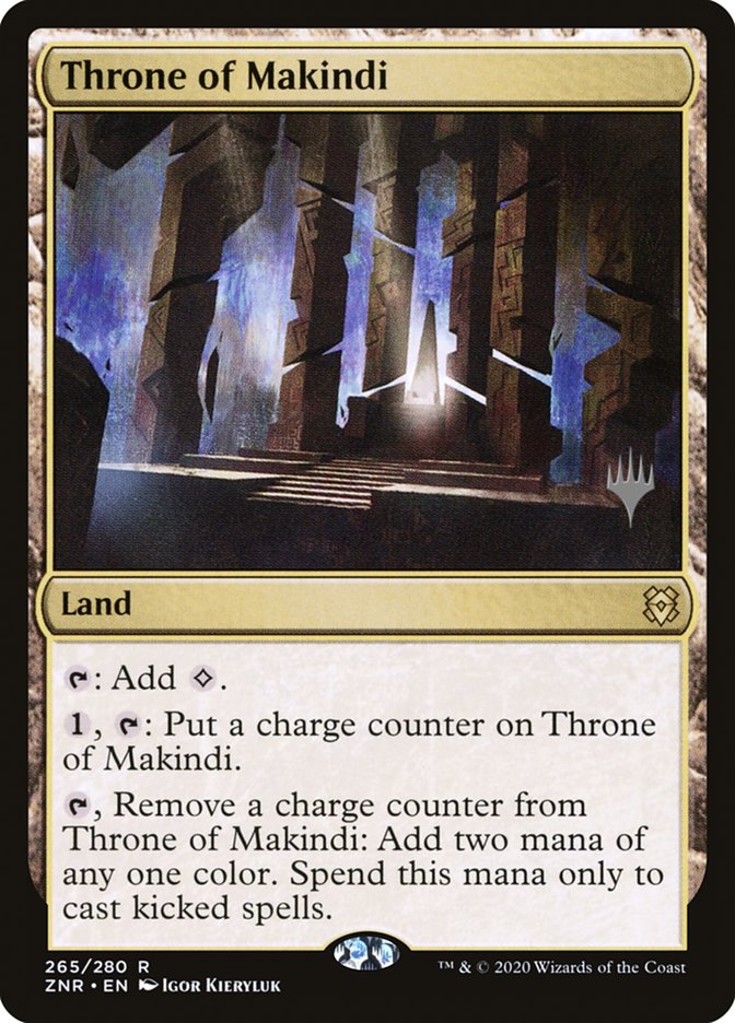 Throne of Makindi (Promo Pack) [Zendikar Rising Promos] | L.A. Mood Comics and Games