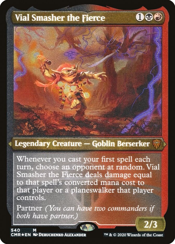 Vial Smasher the Fierce (Etched) [Commander Legends] | L.A. Mood Comics and Games