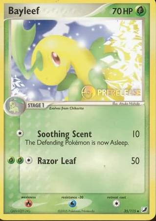 Bayleef (35/115) (Prerelease Promo) [Nintendo: Black Star Promos] | L.A. Mood Comics and Games