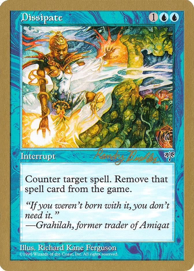 Dissipate (Randy Buehler) [World Championship Decks 1998] | L.A. Mood Comics and Games