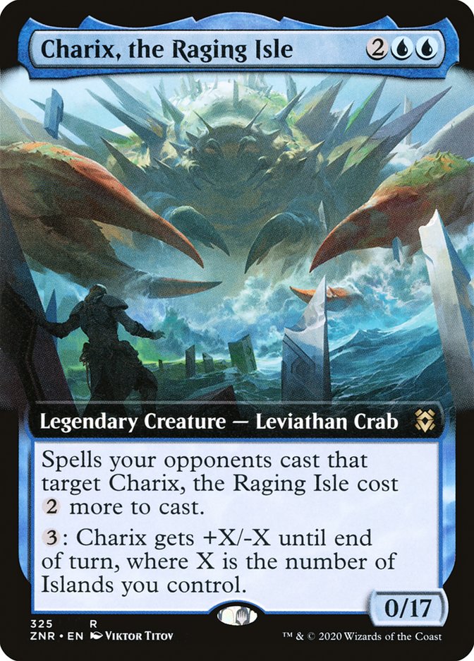 Charix, the Raging Isle (Extended Art) [Zendikar Rising] | L.A. Mood Comics and Games