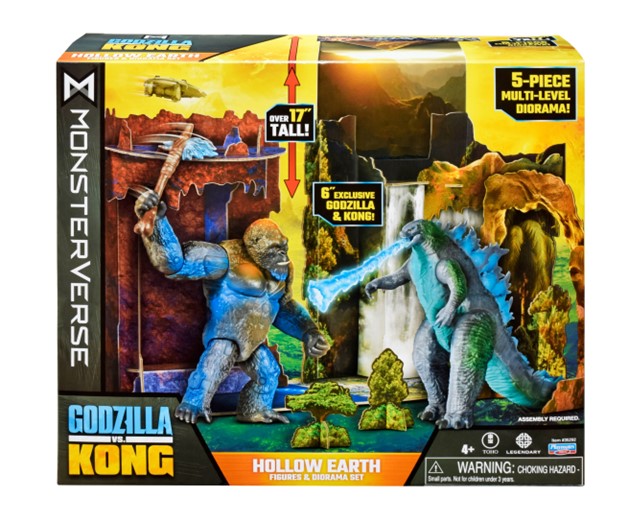 Monsterverse: Godzilla Vs Kong - Hollow Earth Diorama Set With 2 Exclusive Figures | L.A. Mood Comics and Games