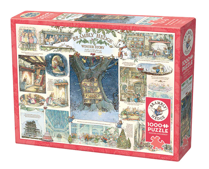 Puzzle 1000pc Brambly Hedge Winter Story | L.A. Mood Comics and Games