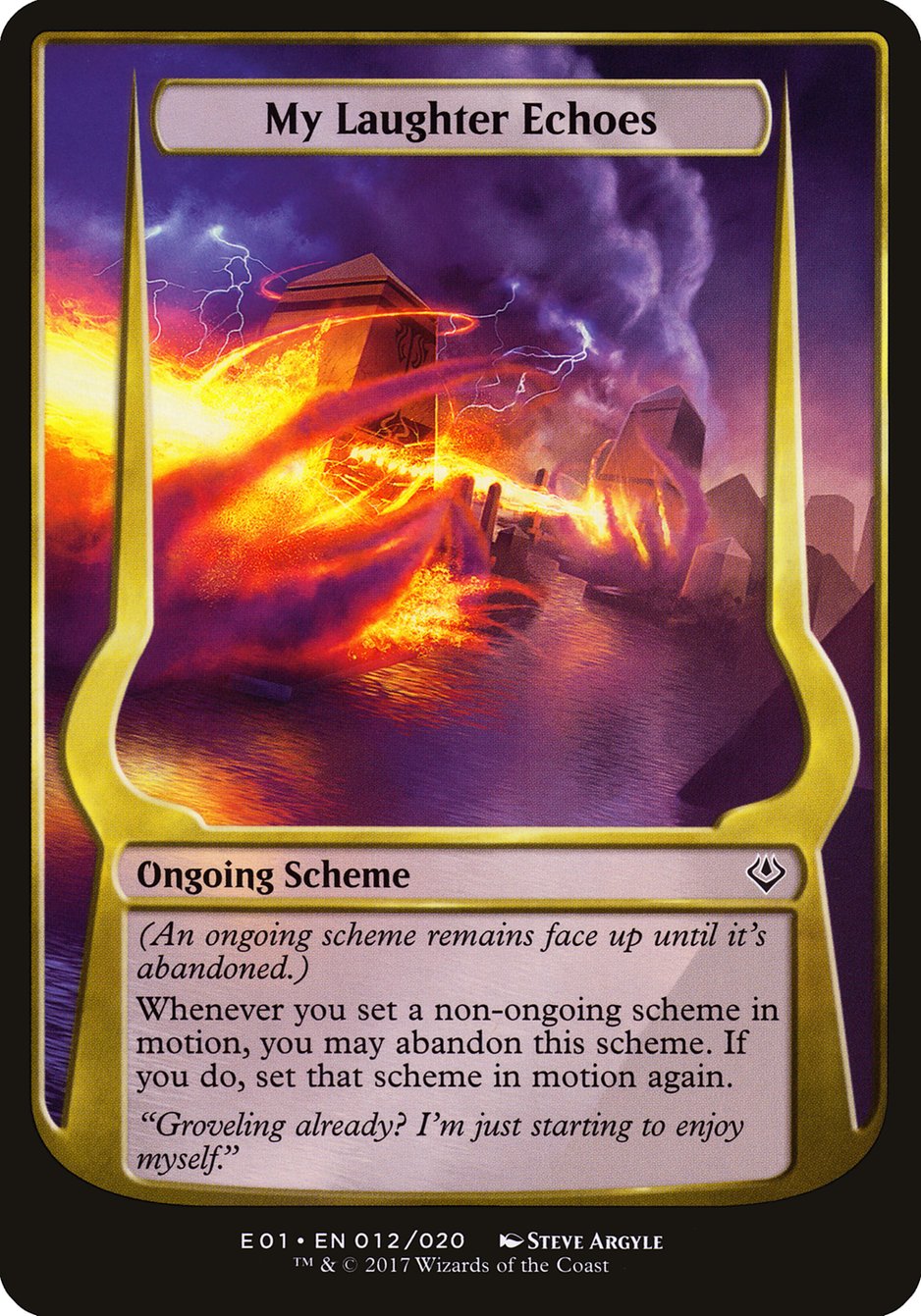 My Laughter Echoes (Schemes) [Archenemy: Nicol Bolas Schemes] | L.A. Mood Comics and Games