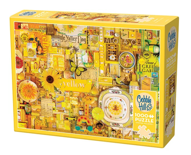 Puzzle 1000pc Yellow | L.A. Mood Comics and Games
