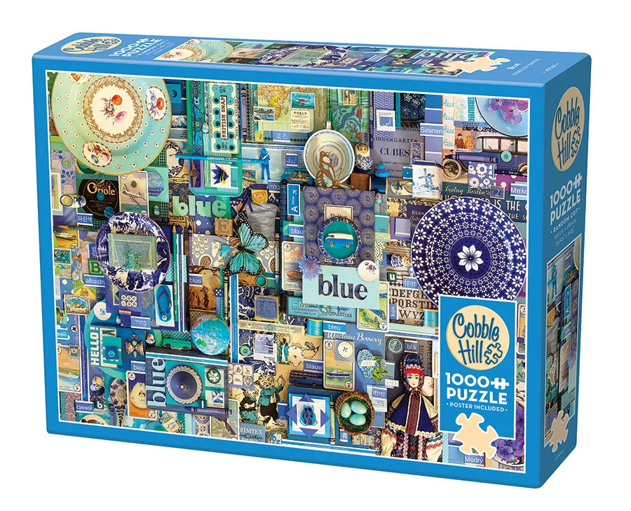 Blue Puzzle 1000 Piece | L.A. Mood Comics and Games