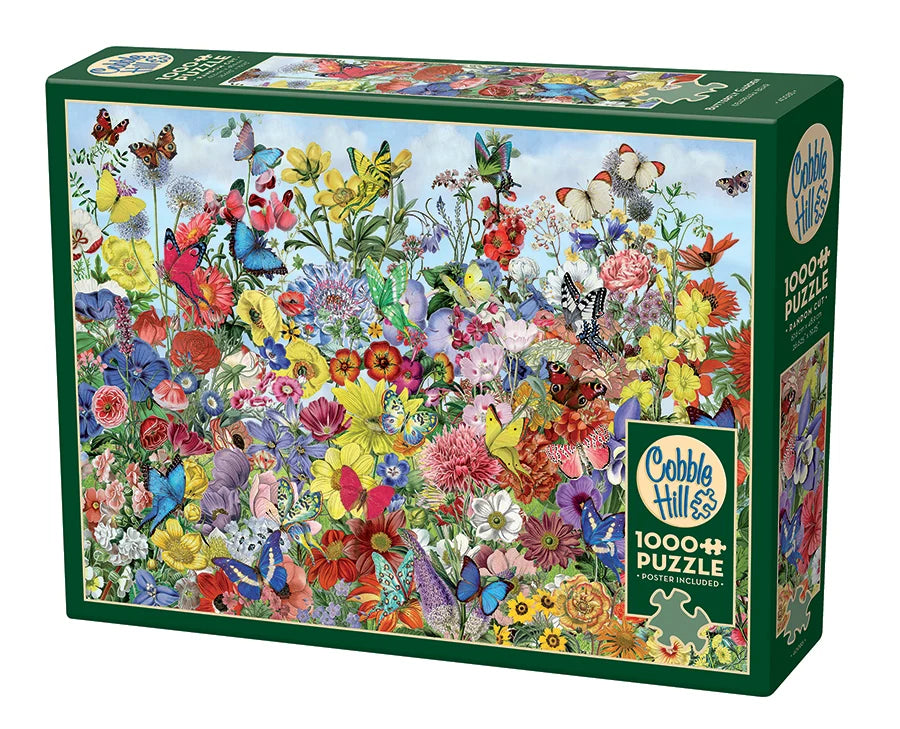 Puzzle 1000pc Butterfly Garden | L.A. Mood Comics and Games