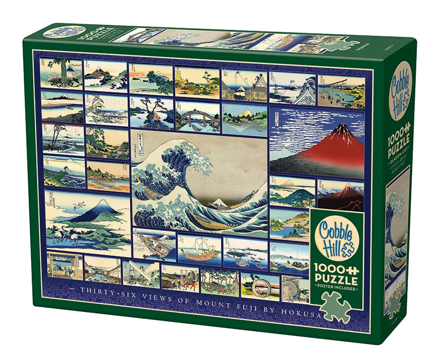 Puzzle 1000pcs Hokusai | L.A. Mood Comics and Games