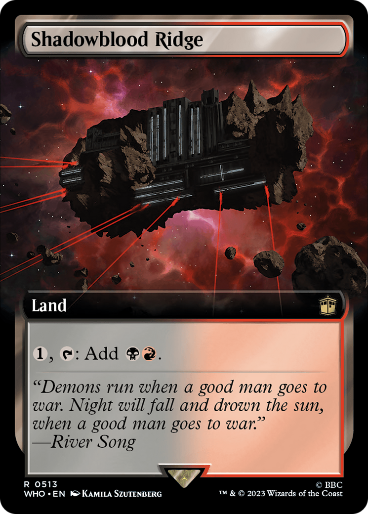 Shadowblood Ridge (Extended Art) [Doctor Who] | L.A. Mood Comics and Games