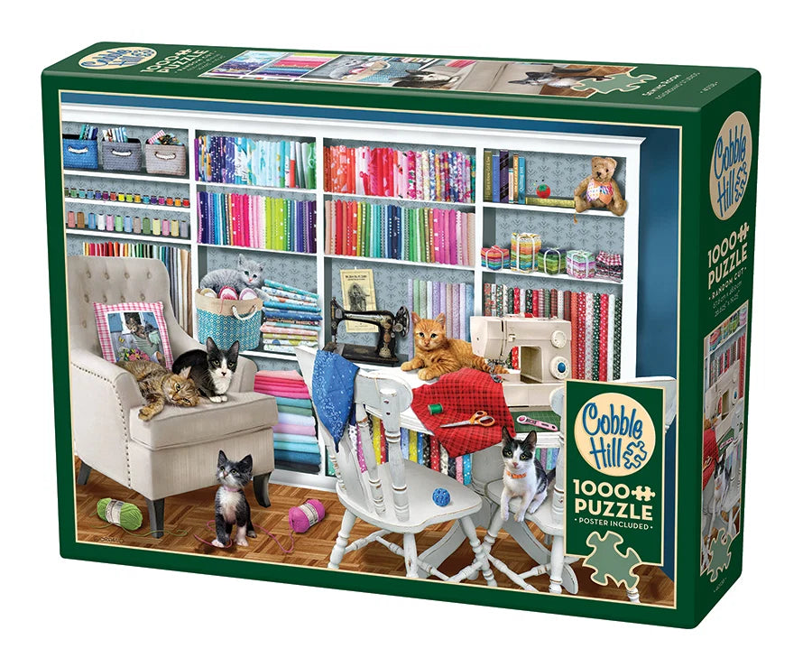 Puzzle 1000pc Sewing Room | L.A. Mood Comics and Games