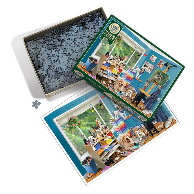 Puzzle 1000pc Studio Pups | L.A. Mood Comics and Games