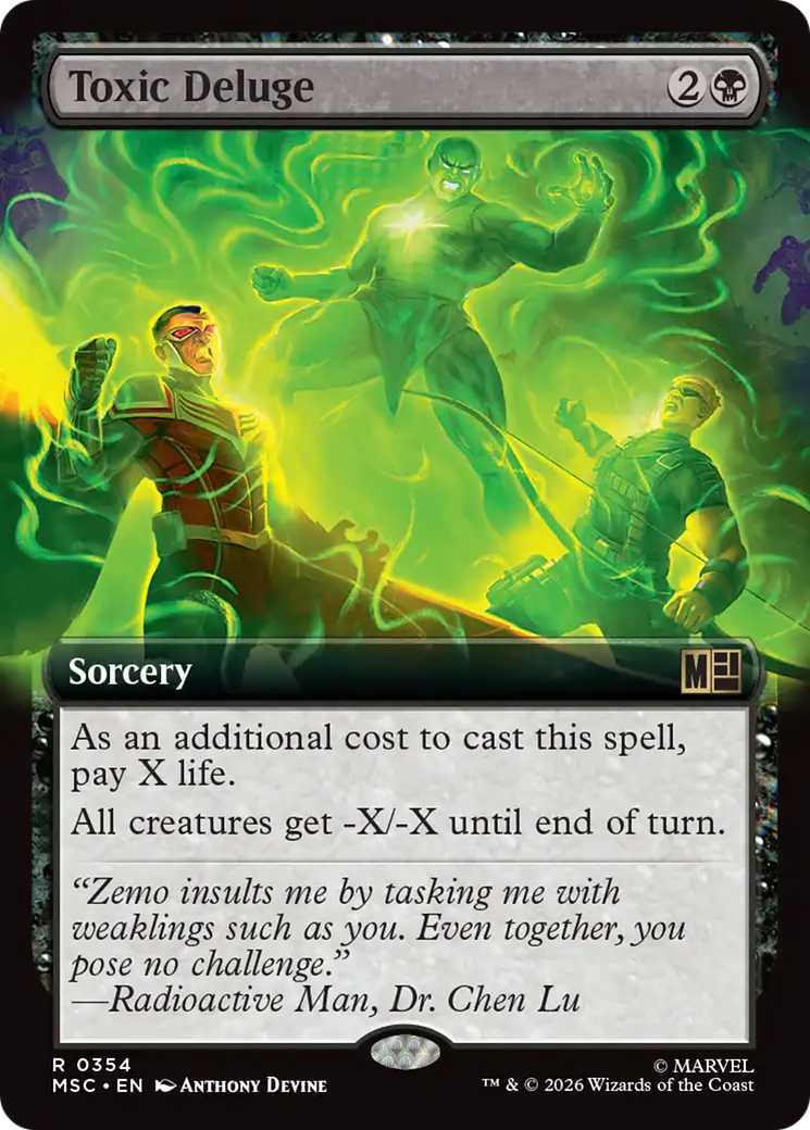 Toxic Deluge (Extended Art) [Marvel Super Heroes Commander] | L.A. Mood Comics and Games